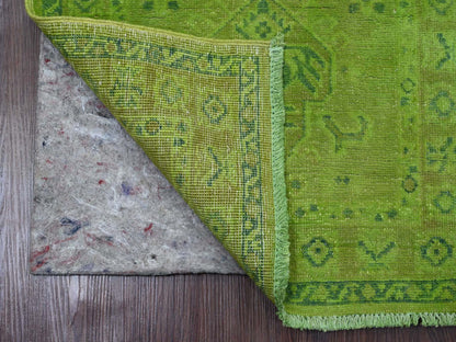 Overdyed 2'1" x 5'9" Tribal Hand knotted Wool Rug - Sku: O020678