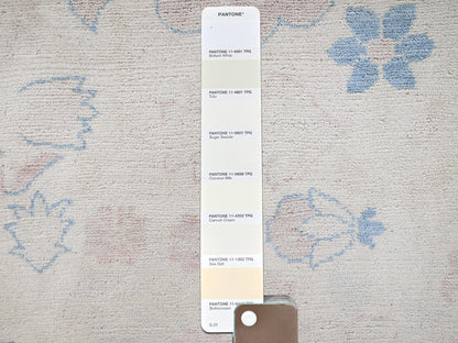 Mahal Vintage hand-knotted wool rug in Ivory & Pink, 11'11" x 17'3" — SKU O02069 (view 8)