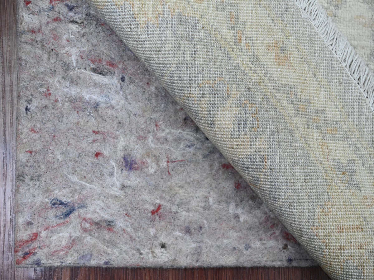 Mahal Oushak hand-knotted wool rug in Gray, 7'8" x 7'10" — SKU O020731 (view 4)