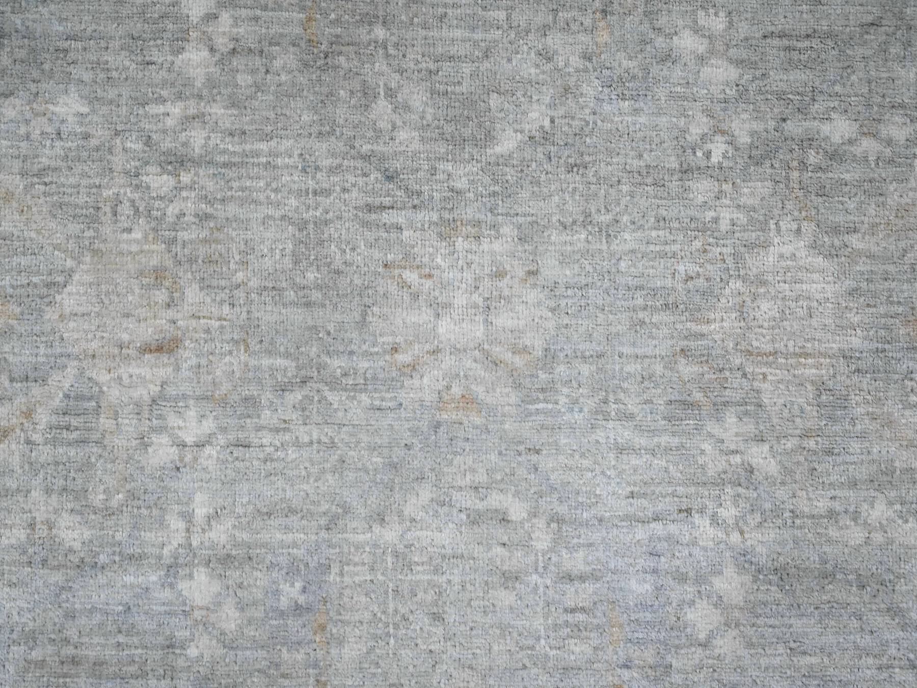 Mahal Oushak hand-knotted wool rug in Gray, 7'8" x 7'10" — SKU O020731 (view 8)