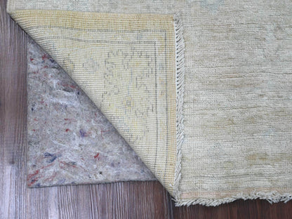 Brown 3'11" x 5'9" Oushak / Peshawar Hand knotted Wool Rug - Sku: O020768