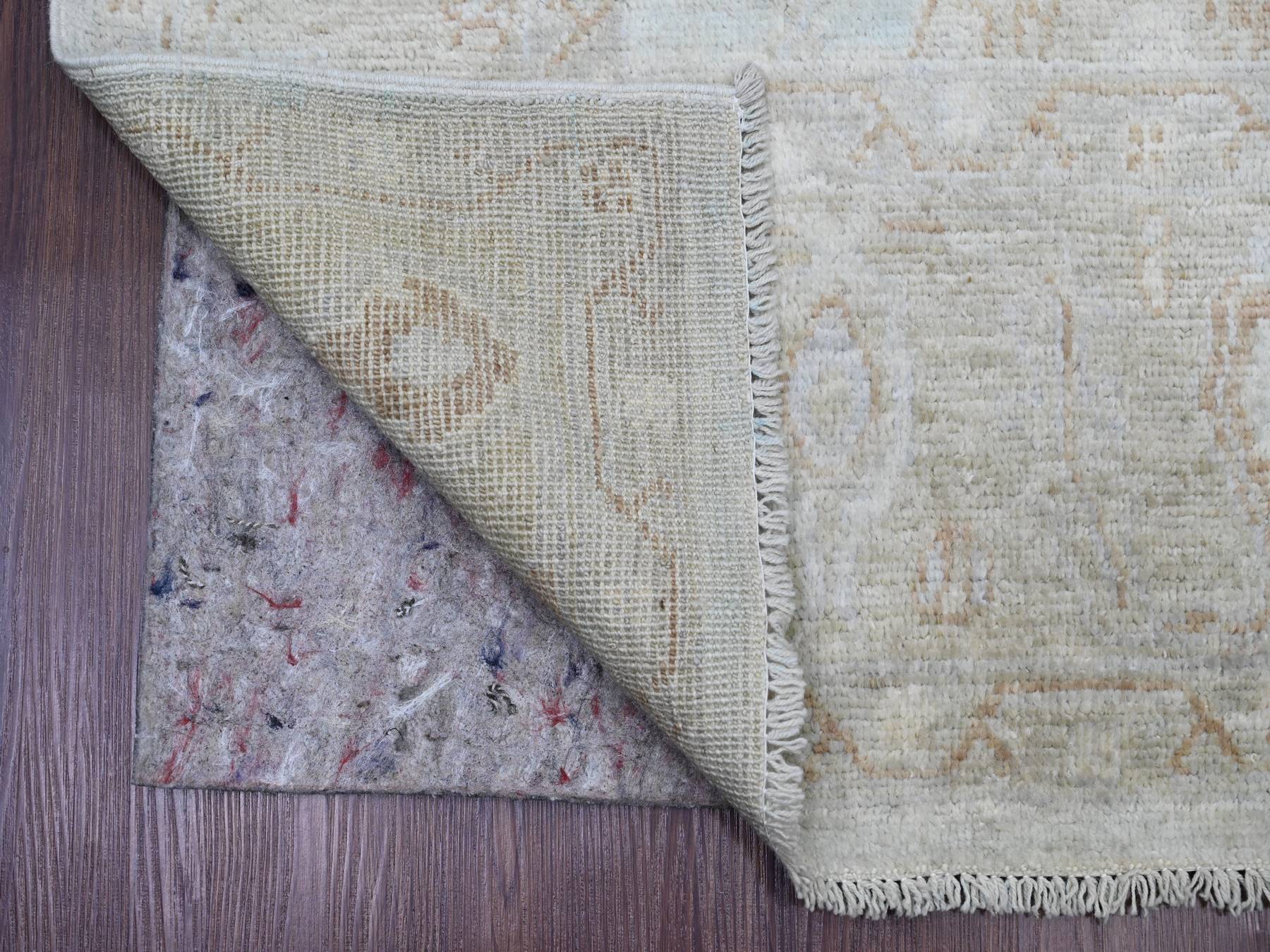 Oushak Oushak hand-knotted wool rug in Ivory & Brown, 5'8" x 9'2" — SKU O020776 (view 2)