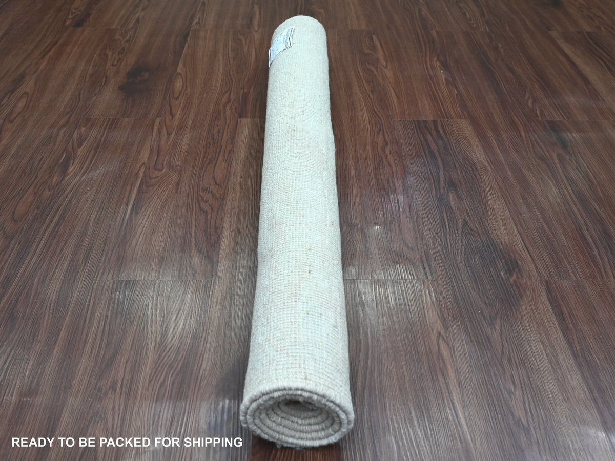 Oushak Oushak hand-knotted wool rug in Ivory, 3'3" x 4'11" — SKU O020801 (view 4)