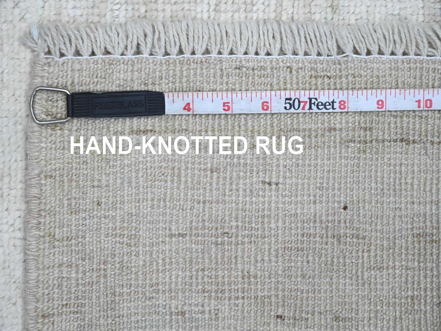 Oushak Oushak hand-knotted wool rug in Ivory, 3'3" x 4'11" — SKU O020801 (view 6)
