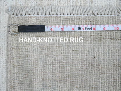 Oushak Oushak hand-knotted wool rug in Ivory, 3'3" x 4'11" — SKU O020801 (view 6)