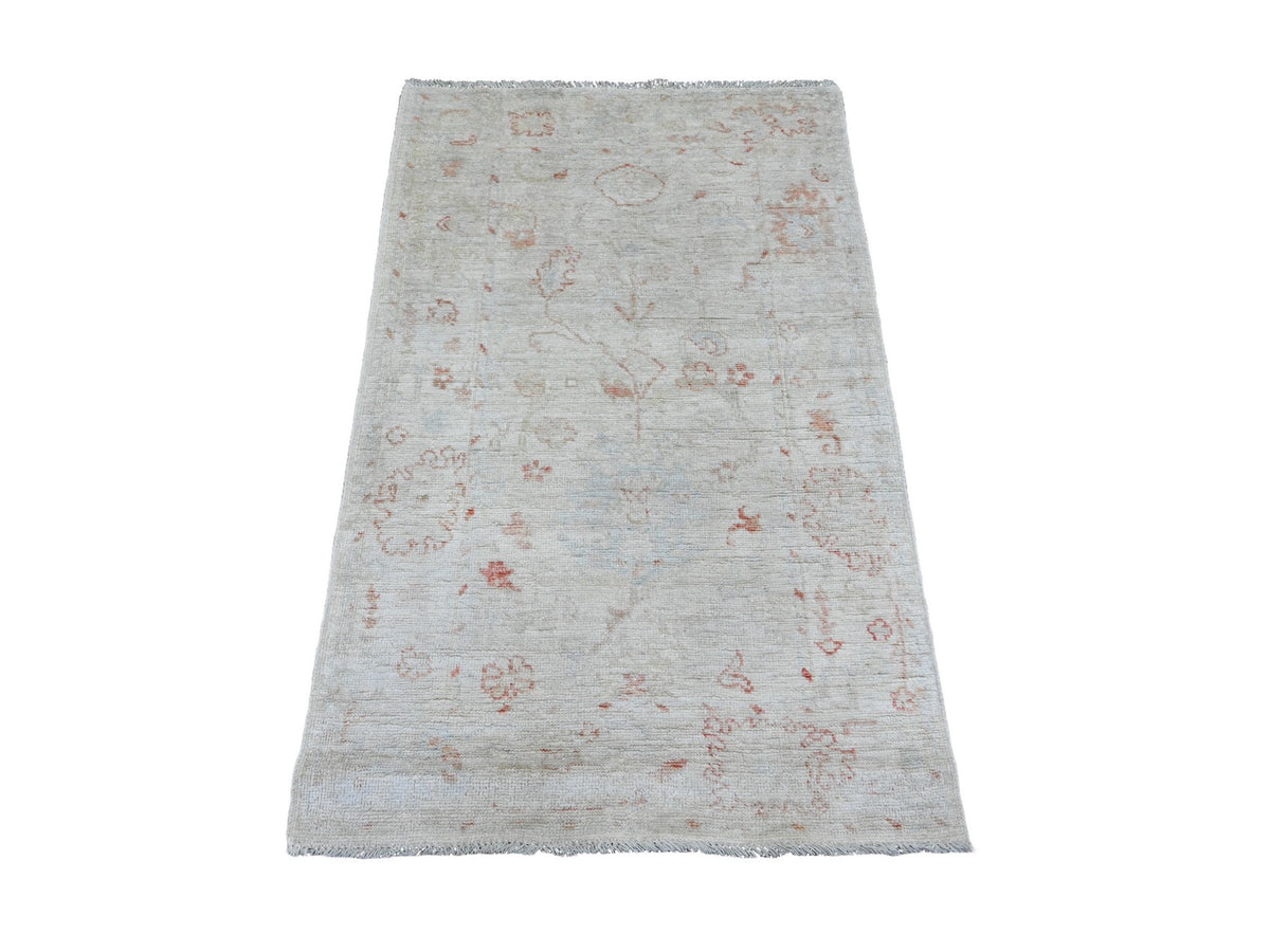 Oushak Oushak hand-knotted wool rug in Ivory, 3' x 4'9" — SKU O020802