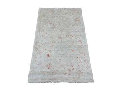 Oushak Oushak hand-knotted wool rug in Ivory, 3' x 4'9" — SKU O020802