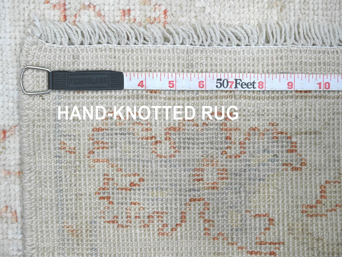 Oushak Oushak hand-knotted wool rug in Ivory, 3' x 4'9" — SKU O020802 (view 6)