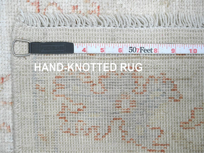 Oushak Oushak hand-knotted wool rug in Ivory, 3' x 4'9" — SKU O020802 (view 6)