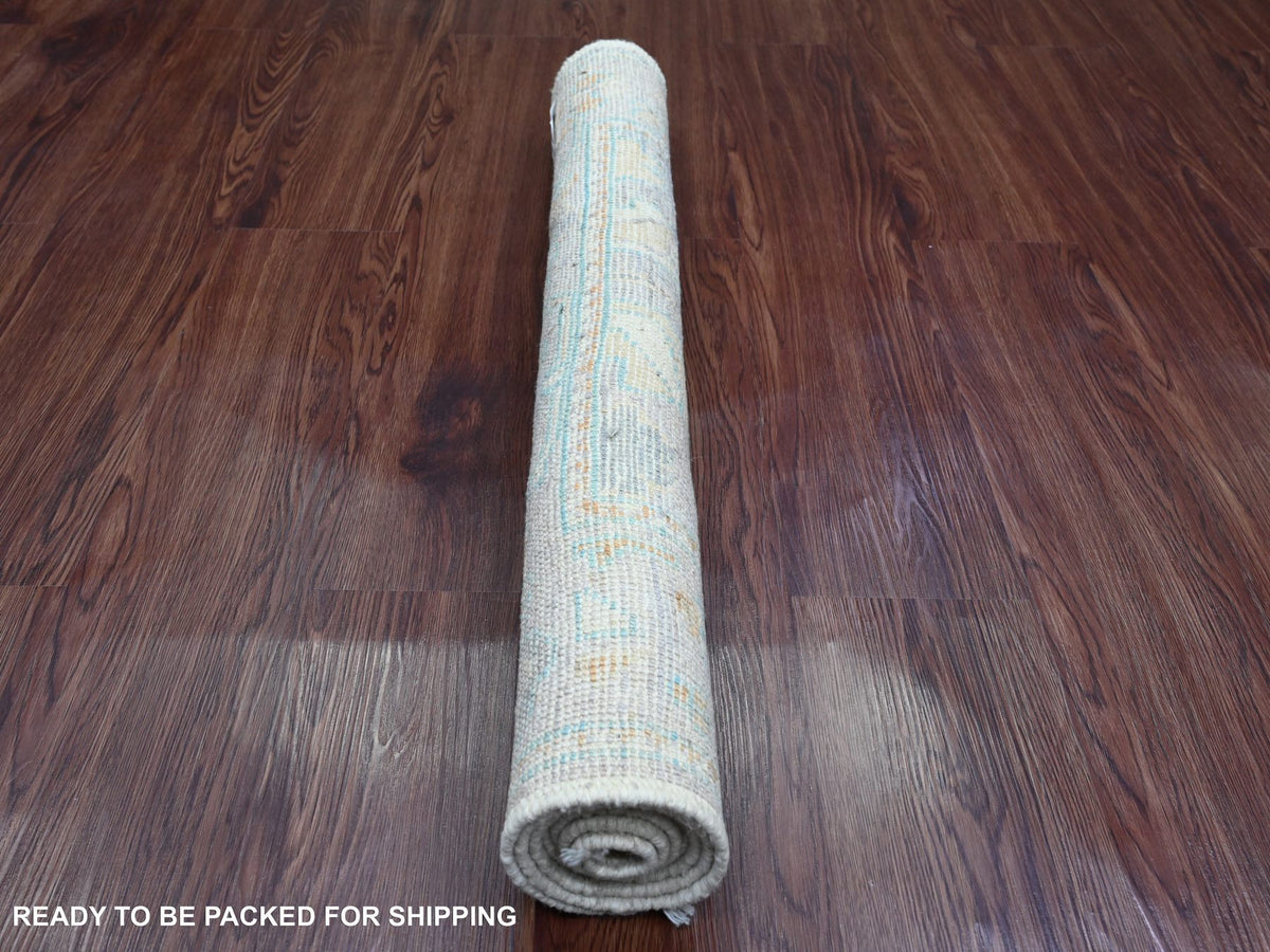 Oushak Oushak hand-knotted wool rug in Gray, 2'10" x 4'9" — SKU O020805 (view 4)