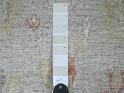 Oushak Oushak hand-knotted wool rug in Gray & Green, 3'11" x 5'9" — SKU O020809 (view 3)