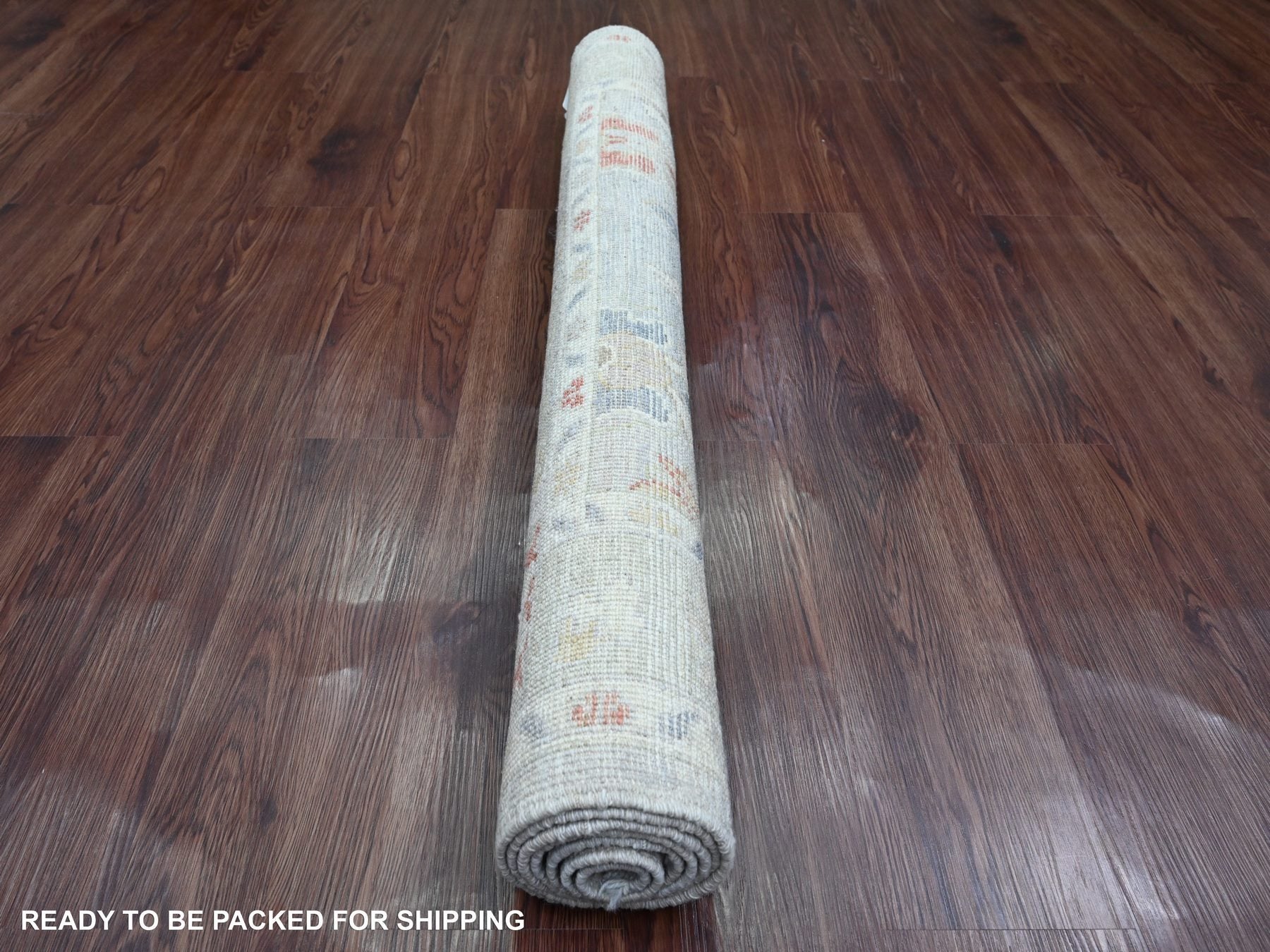 Oushak Oushak hand-knotted wool rug in Gray & Green, 3'11" x 5'9" — SKU O020809 (view 4)