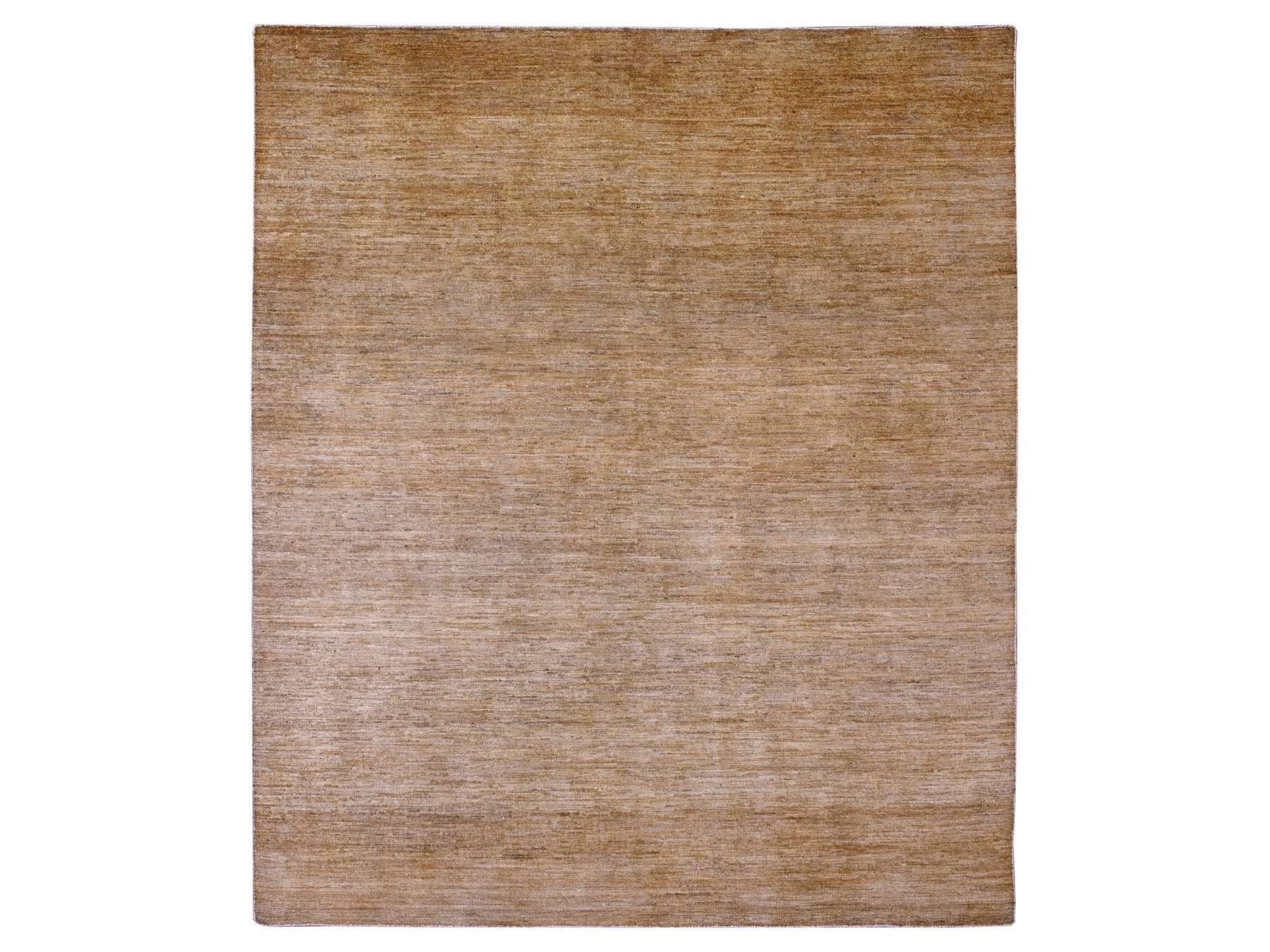 Modern / Contemporary hand-knotted wool rug in Brown, 7'10" x 9'5" — SKU O020829