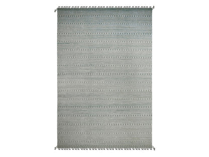 Green 9'7" x 14'3" Tribal Hand knotted Wool Rug - Sku: O020830