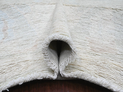 Grey 10'0" x 13'8" Oushak And Peshawar Hand knotted Wool Rug - Sku: O020843