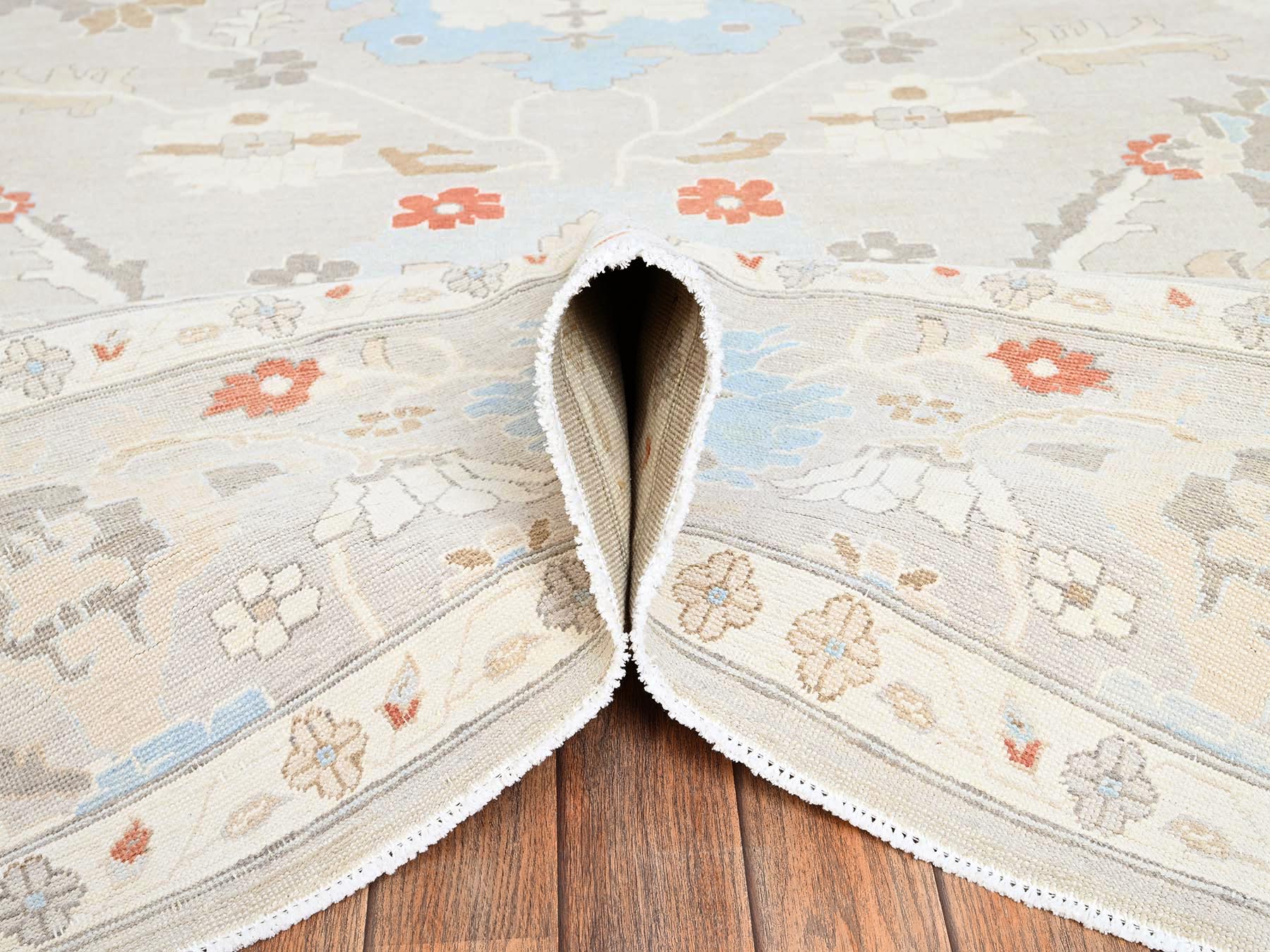Oushak Oushak hand-knotted wool rug in Gray, 9'3" x 11'10" — SKU O02088 (view 6)