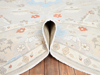 Oushak Oushak hand-knotted wool rug in Gray, 9'3" x 11'10" — SKU O02088 (view 6)