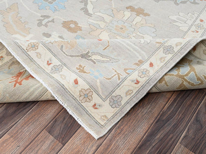 Oushak Oushak hand-knotted wool rug in Gray, 9'3" x 11'10" — SKU O02088 (view 7)