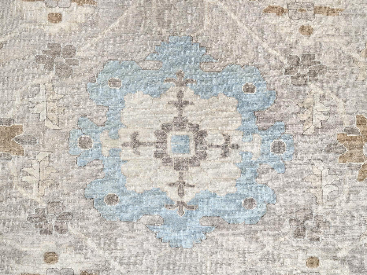 Oushak Oushak hand-knotted wool rug in Gray, 9'3" x 11'10" — SKU O02088 (view 9)