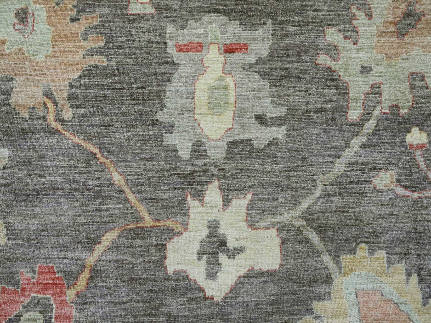 Oushak Oushak hand-knotted wool rug in Gray, 12' x 15'7" — SKU O020912 (view 8)