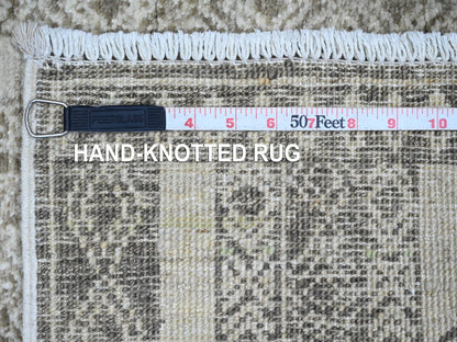 Brown 2'6" x 11'6" Tribal Hand knotted Wool Rug - Sku: O020939
