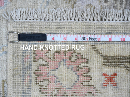 Oushak Oushak hand-knotted wool rug in Gray & Ivory, 4'5" x 5'11" — SKU O020941 (view 6)