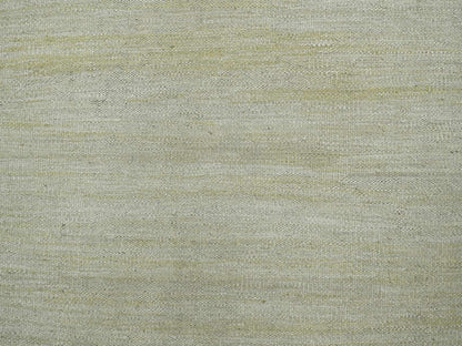 Beige 8'9" x 12'4" Flat Weave Hand woven Wool Rug - Sku: O020947