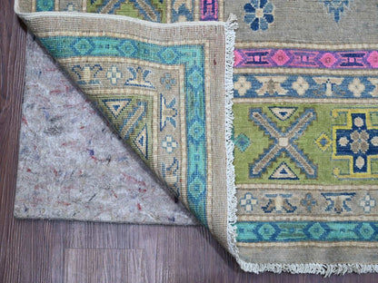 Grey 9'9" x 13'2" Tribal Hand knotted Wool Rug - Sku: O020973