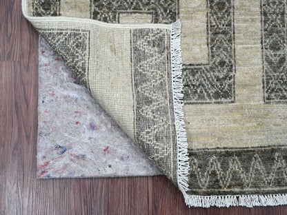 Brown 2'1" x 3'1" Tribal Hand knotted Wool Rug - Sku: O020981