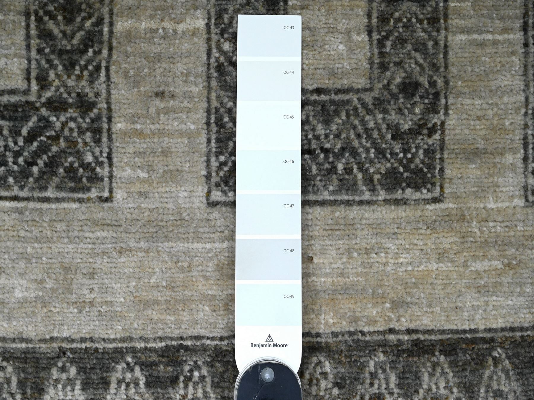 Tribal & Geometric hand-knotted wool rug in Brown, 2'1" x 3'1" — SKU O020981 (view 3)