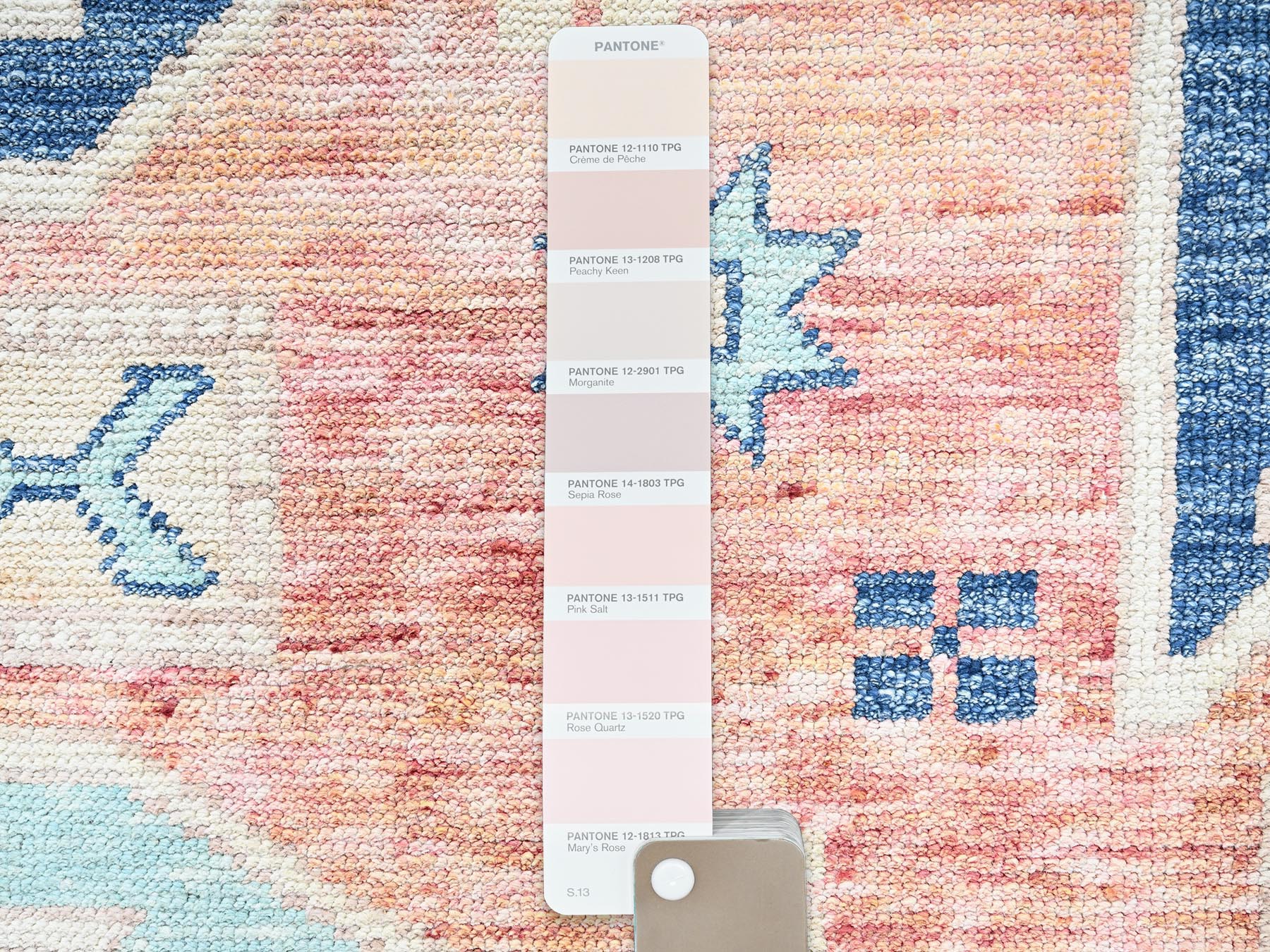Oushak hand-knotted wool rug in Orange & Ivory, 8'11" x 11'9" — SKU O02102 (view 8)
