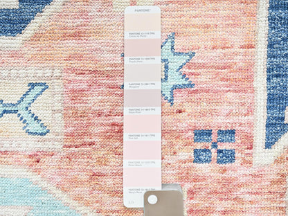 Oushak hand-knotted wool rug in Orange & Ivory, 8'11" x 11'9" — SKU O02102 (view 8)