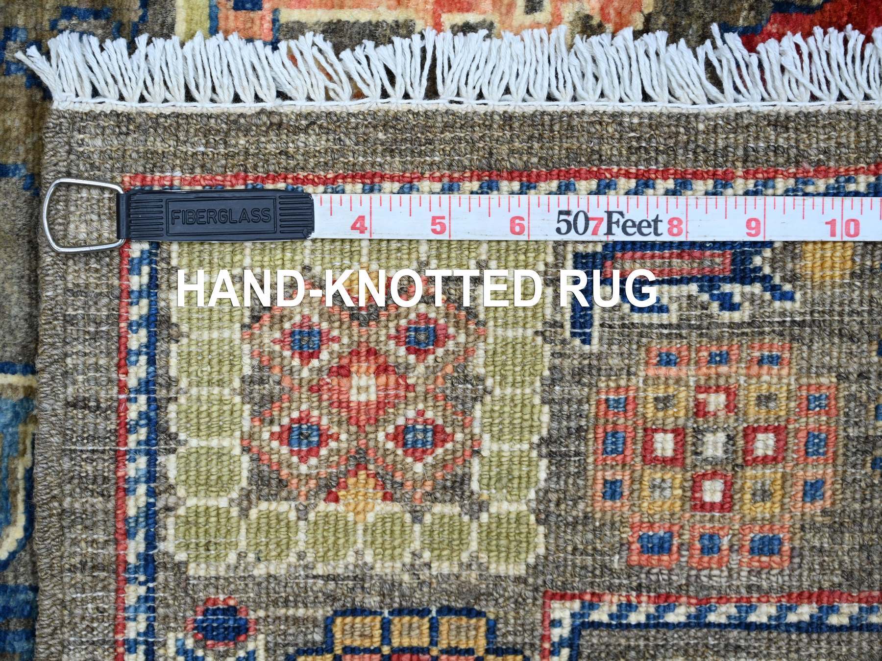 Mahal Oushak hand-knotted wool rug in Gray, 3'1" x 4'10" — SKU O021186 (view 6)