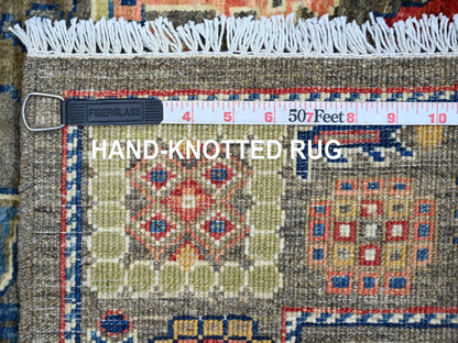 Mahal Oushak hand-knotted wool rug in Gray, 3'1" x 4'10" — SKU O021186 (view 6)