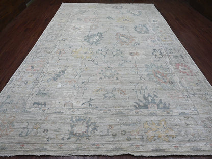Oushak Oushak hand-knotted wool rug in Gray, 9'5" x 13'7" — SKU O021406 (view 2)