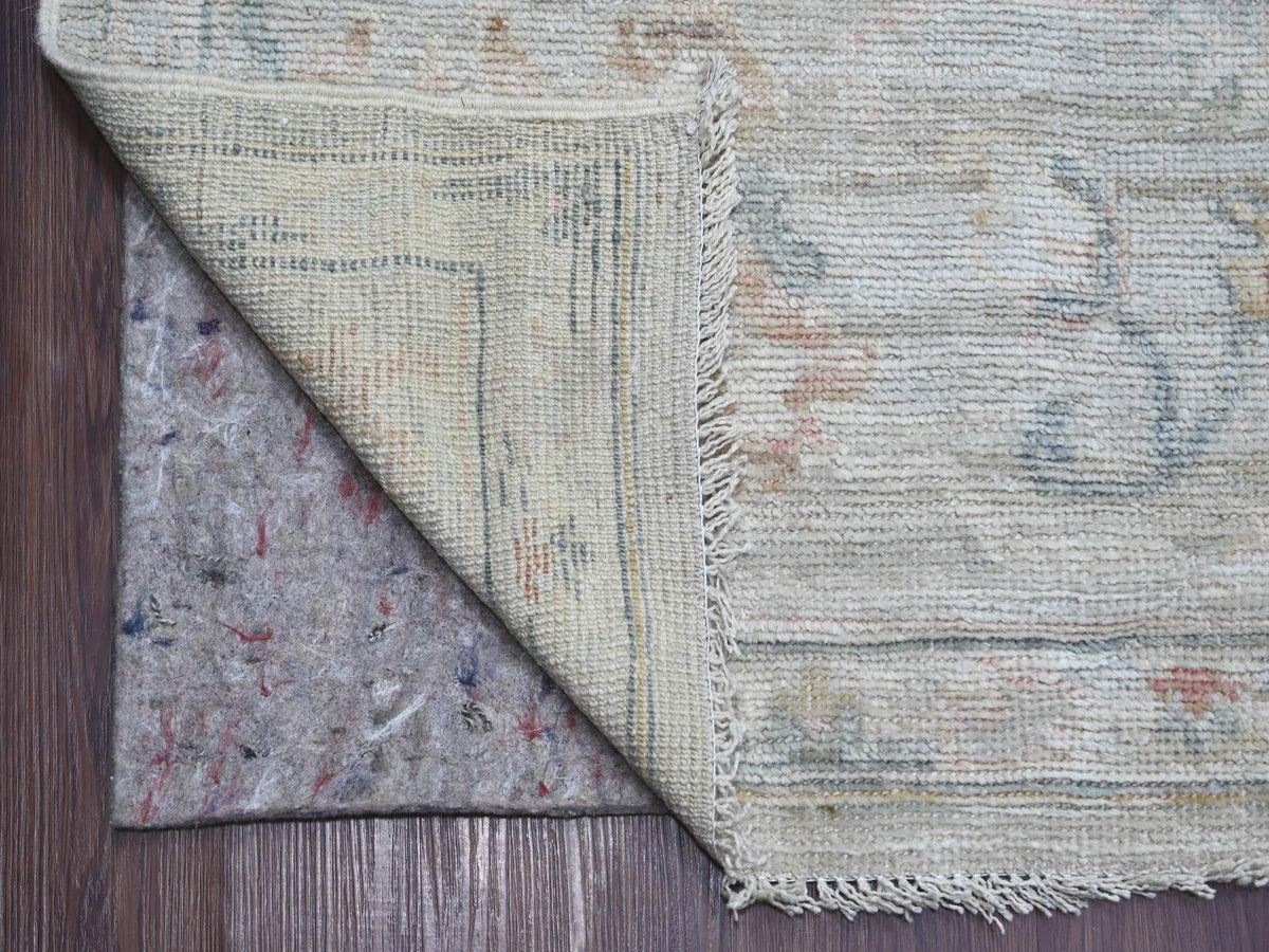 Oushak Oushak hand-knotted wool rug in Gray, 9'5" x 13'7" — SKU O021406 (view 4)