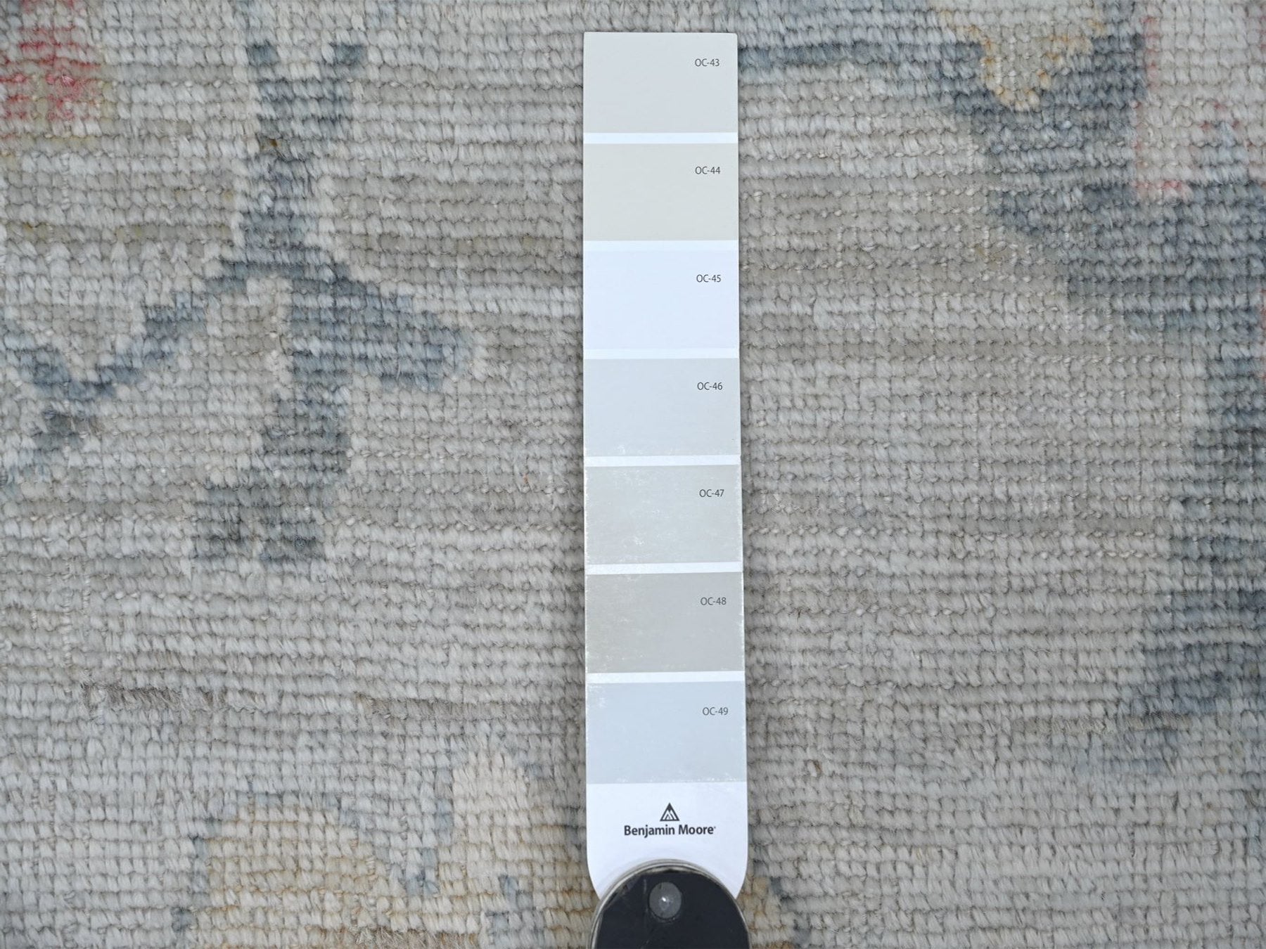 Oushak Oushak hand-knotted wool rug in Gray, 9'5" x 13'7" — SKU O021406 (view 7)