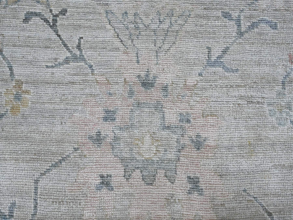 Oushak Oushak hand-knotted wool rug in Gray, 9'5" x 13'7" — SKU O021406 (view 8)