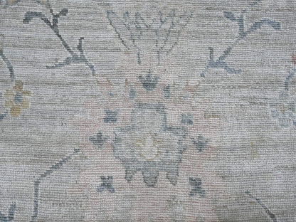 Oushak Oushak hand-knotted wool rug in Gray, 9'5" x 13'7" — SKU O021406 (view 8)