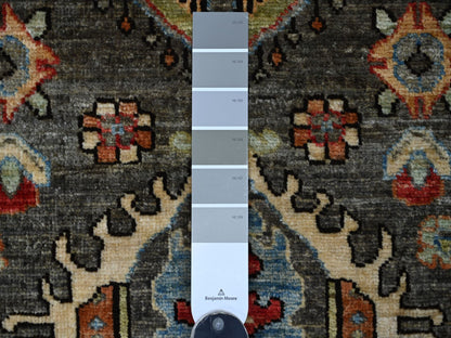 Brown 2'8" x 5'11" Tribal & Geometric Hand knotted Wool Rug - Sku: O021457