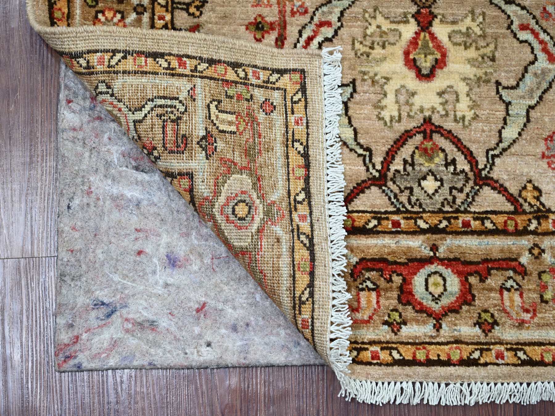 Brown 2'10" x 5'10" Tribal & Geometric Hand knotted Wool Rug - Sku: O021463