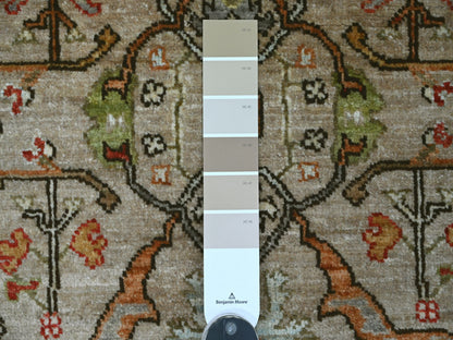 Brown 2'10" x 5'10" Tribal & Geometric Hand knotted Wool Rug - Sku: O021463