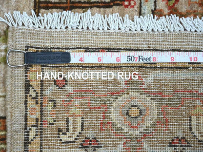 Brown 2'10" x 5'10" Tribal & Geometric Hand knotted Wool Rug - Sku: O021463