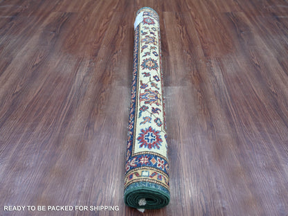 Green 3'1" x 5'1" Tribal & Geometric Hand knotted Wool Rug - Sku: O021472