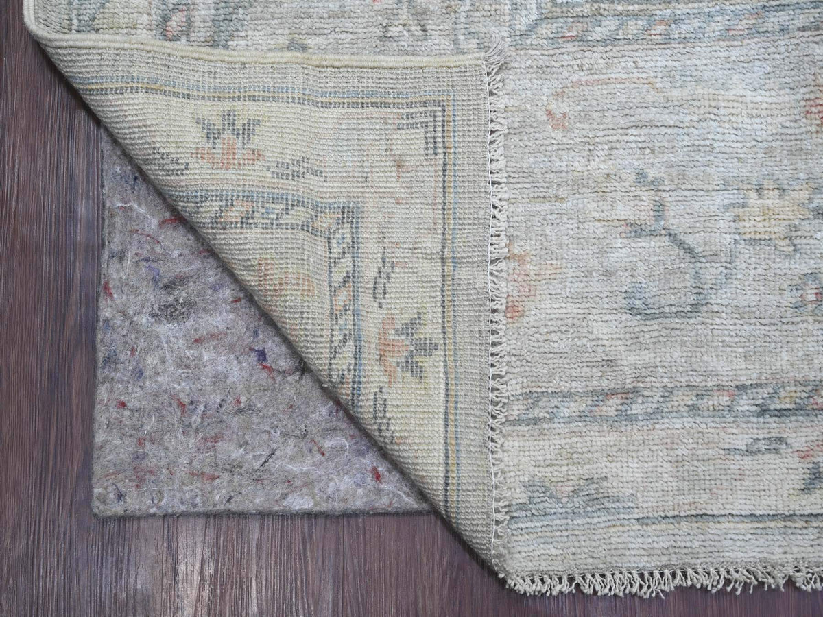 Oushak Oushak hand-knotted wool rug in Gray, 11'8" x 17'2" — SKU O021478 (view 4)