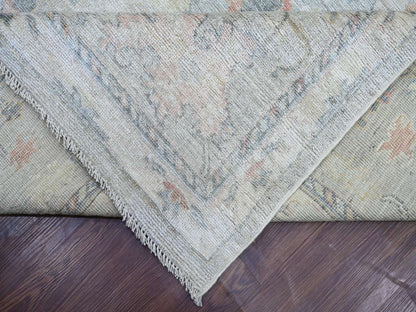 Oushak Oushak hand-knotted wool rug in Gray, 11'8" x 17'2" — SKU O021478 (view 6)