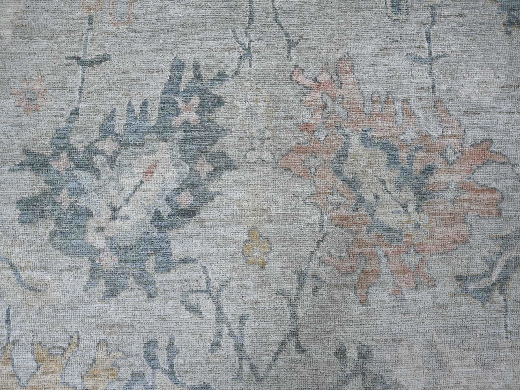Oushak Oushak hand-knotted wool rug in Gray, 11'8" x 17'2" — SKU O021478 (view 8)