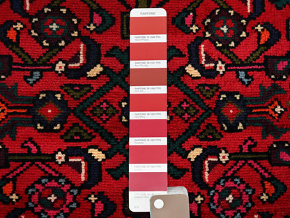 Red 2'3" x 6'3" Tribal & Geometric Hand knotted Wool Rug - Sku: O02149