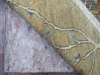 Peshawar Oushak hand-knotted wool rug in Gray, 10' x 10'2" — SKU O021536 (view 4)