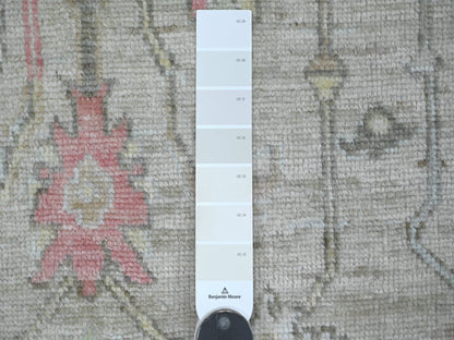 Oushak Oushak hand-knotted wool rug in Gray & Ivory, 3'3" x 5'2" — SKU O021555 (view 3)